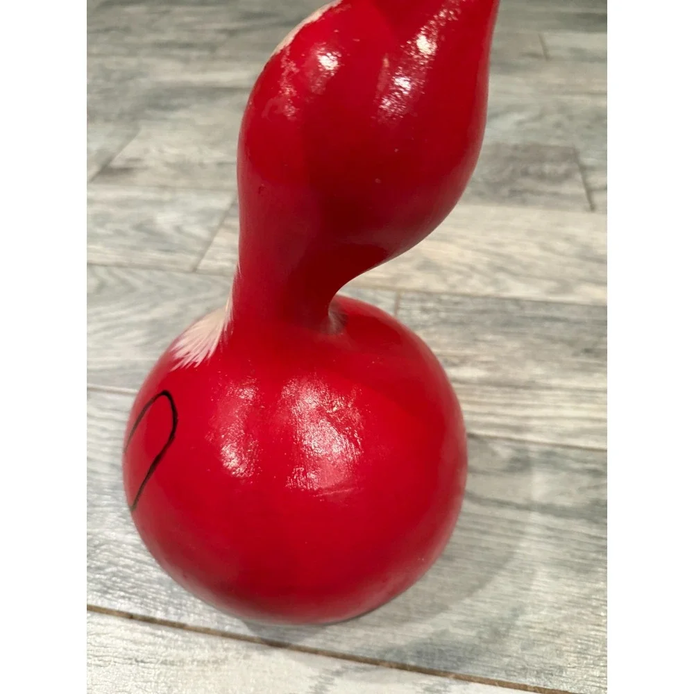 Santa Claus Gourd Hand Painted Artisan Folk Art Christmas‎ Handmade 11